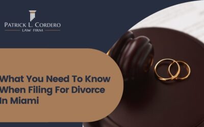 Lo que necesita saber al solicitar el divorcio en Miami